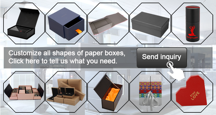 Custom printing eco friendly black packaging magnet rigid paper box with foam
